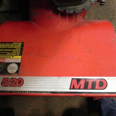 LOT 4  MTD SNOWBLOWER
