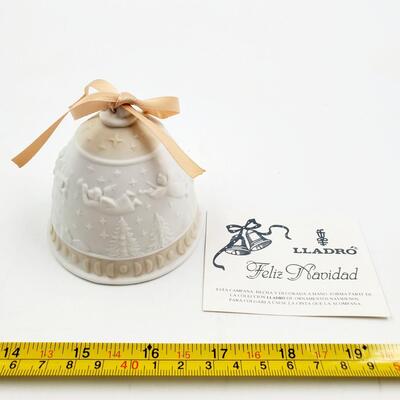 GENUINE LLADRO PORCELAIN CHRISTMAS ORNAMENTS WITH ORIGINAL BOXBUNDLE OF 3 