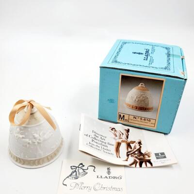 GENUINE LLADRO PORCELAIN CHRISTMAS ORNAMENTS WITH ORIGINAL BOXBUNDLE OF 3 