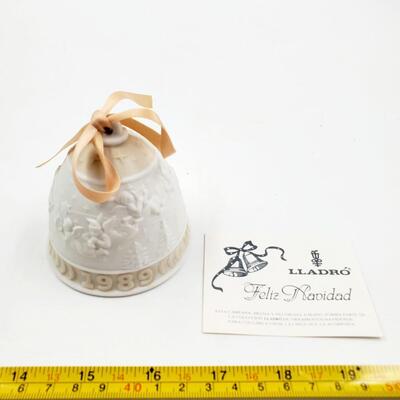 GENUINE LLADRO PORCELAIN CHRISTMAS ORNAMENTS WITH ORIGINAL BOXBUNDLE OF 3 