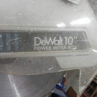 LOT 6  DEWALT 10" POWER MITER BOX