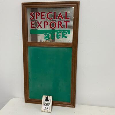 [50] Special Export Beer | Mirror | Chalkboard