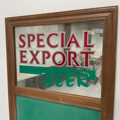 [50] Special Export Beer | Mirror | Chalkboard