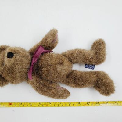 THE BOYD'S COLLECTION LTD POSEABLE STUFFED BEARS WITH JOINTED LIMBS