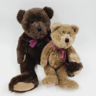 THE BOYD'S COLLECTION LTD POSEABLE STUFFED BEARS WITH JOINTED LIMBS