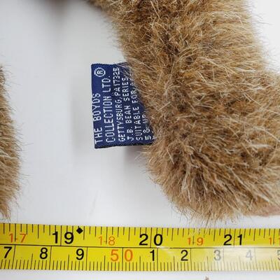 THE BOYD'S COLLECTION LTD POSEABLE STUFFED BEARS WITH JOINTED LIMBS