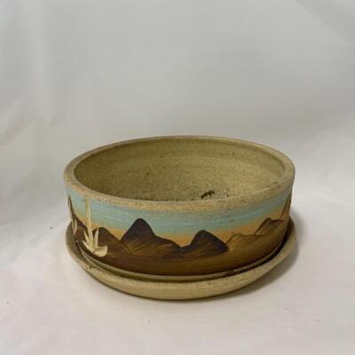 [54] Native American Inspired Pottery | Planter | Luminary