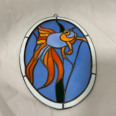 [58] Nautical Inspired | Stained Glass | Sun Catchers | Mermaid | Goldfish