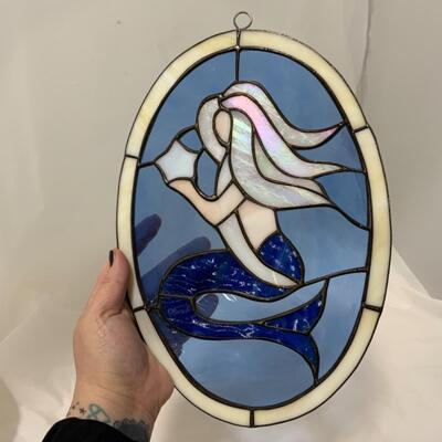 [58] Nautical Inspired | Stained Glass | Sun Catchers | Mermaid | Goldfish