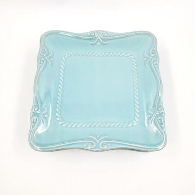 SOUTHERN LIVING PACIFIC BLUE ACCENT PLATES SET OF 4