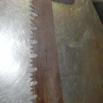 LOT 27  ANTIQUE HAND SAWS