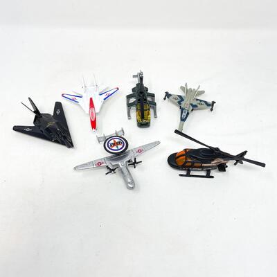 TOY PLANES AND HELICOPTERS LOT - VARIOUS BRANDS