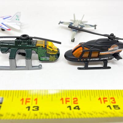 TOY PLANES AND HELICOPTERS LOT - VARIOUS BRANDS