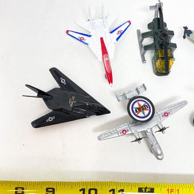 TOY PLANES AND HELICOPTERS LOT - VARIOUS BRANDS