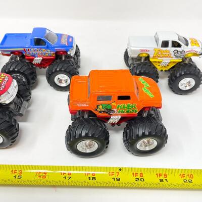 LARGE TOY MONSTER TRUCK LOT