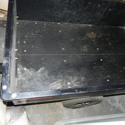 LOT 1  CRAFTSMAN TOW DUMP CART