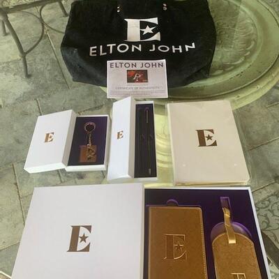 Lot A8: Elton John Farewell Yellow Brick Road Concert Tour VIP Gift bag set