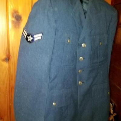 Military lot 2 pc uniform & coat
