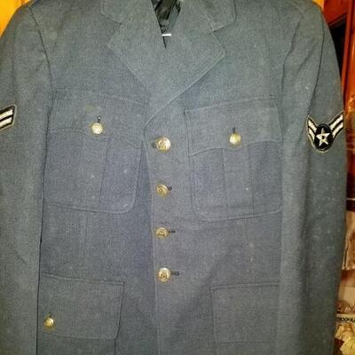 Military lot 2 pc uniform & coat
