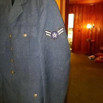 Military lot 2 pc uniform & coat