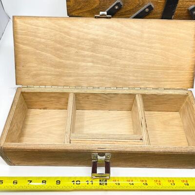 WOODEN BOX LOT