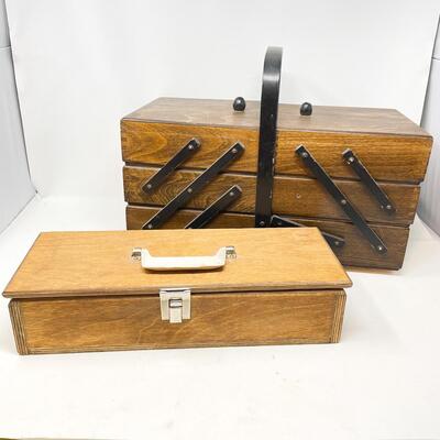 WOODEN BOX LOT