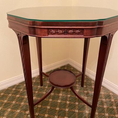 Lot 33  Antique Octagonal Side Table
