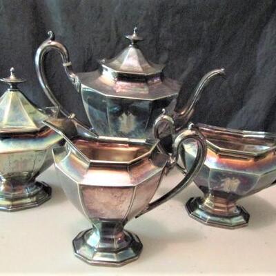 Vintage Reed and Barton Coffee Silver Plate Service Set