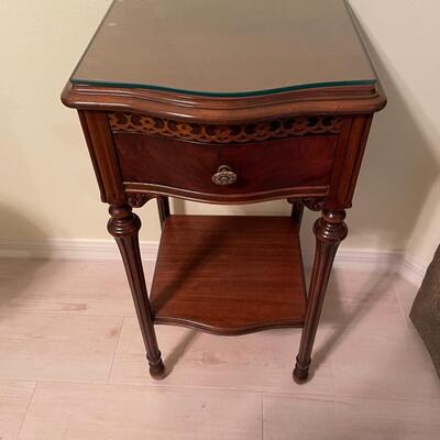 Lot 41-E  Antique Night Stand with Companion Pieces