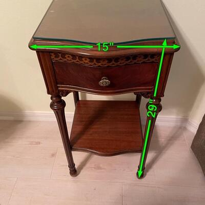 Lot 41-E  Antique Night Stand with Companion Pieces