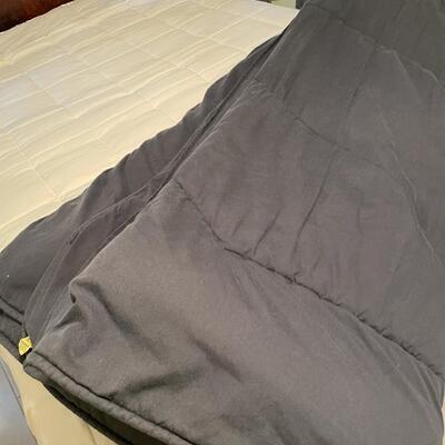 Lot 44  Navy Poly fill Comforter