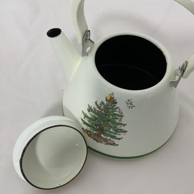 [99] SPODE | Christmas Tree | Tea Kettle | 2.5 Quart