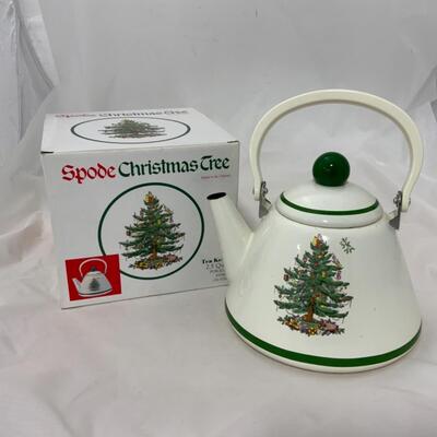 [99] SPODE | Christmas Tree | Tea Kettle | 2.5 Quart