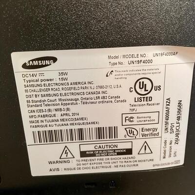 Lot 62  Samsung 19" TV
