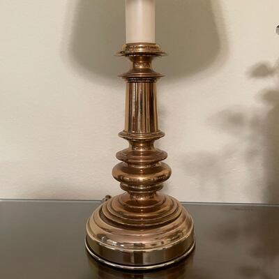 Lot 63  Pair of Small Lamps and Flower Arrangement