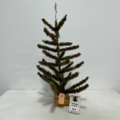 [116] VINTAGE | Consolidated Novelty Artificial Tree | Original Tag