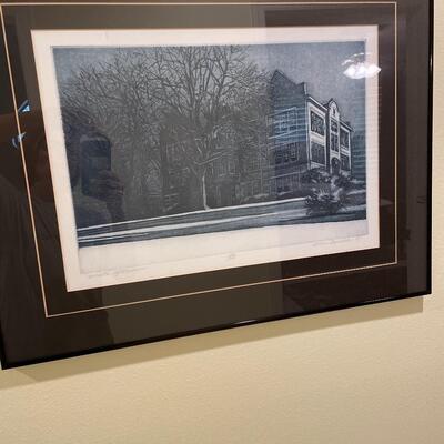 Lot 73  "Winter Afternoon" Print by Dunkle
