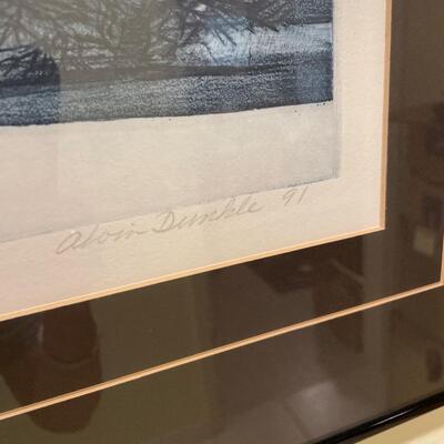 Lot 73  "Winter Afternoon" Print by Dunkle