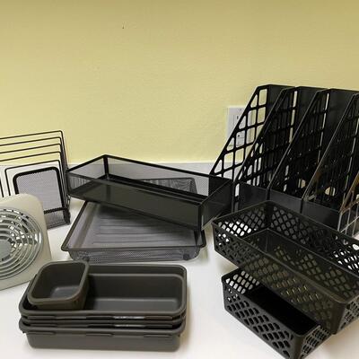 Lot 78  Office Accessories with Small Fan