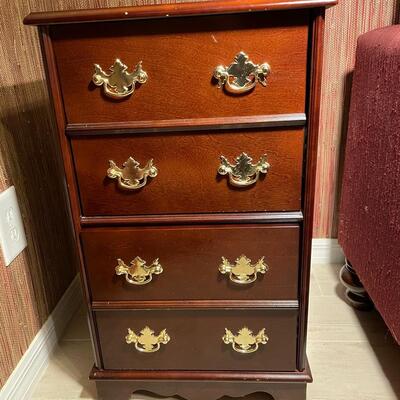 Lot 89  Decorative File Cabinet