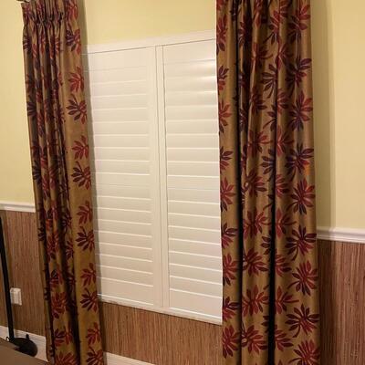 Lot 92  Custom Draperies
