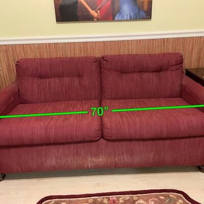 Lot 103  Sleeper Love Seat