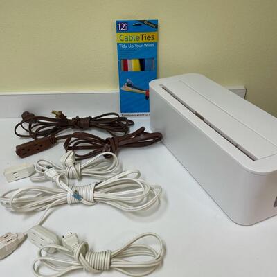 Lot 105  Extension Cords & Misc