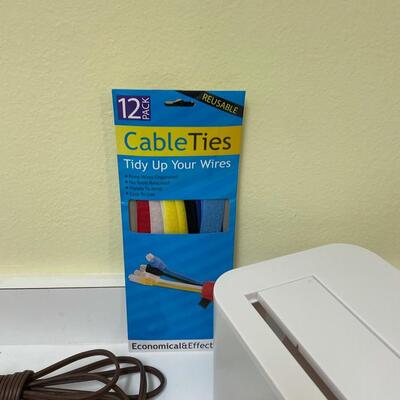 Lot 105  Extension Cords & Misc