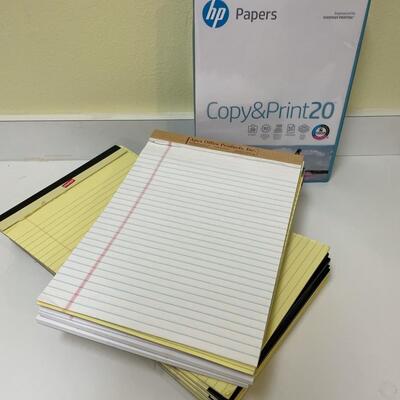 Lot 113  Copy Paper and Legal Pads