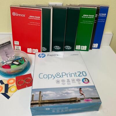 Lot 115  Steno Pads and Copier Paper