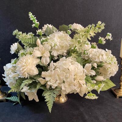 Lot 133  Silk Centerpiece