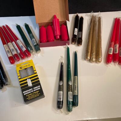 Lot 142  Assortment of New Taper Candles