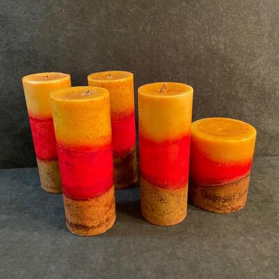 Lot 143  Set of 5 Candles