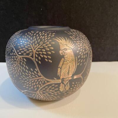 Lot 147  Emilia Castillo Vase with Sterling Overlay